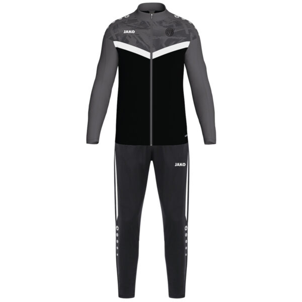 JAKO Trainingsanzug Iconic SCHWARZ/GRAU – Bild 4
