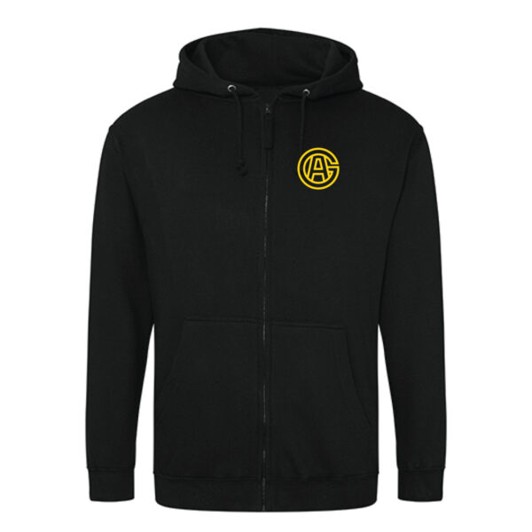 Kapuzenjacke / Zoodie Basic Unisex SCHWARZ