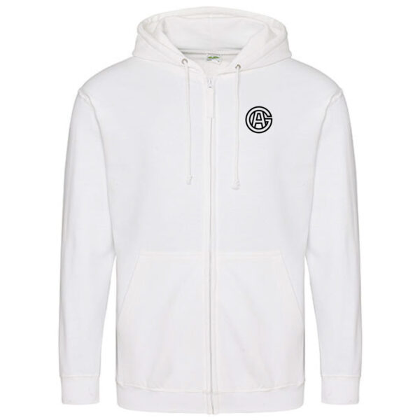 Kapuzenjacke / Zoodie Basic WEISS – Bild 2