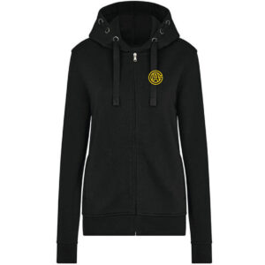 Kapuzenjacke / Zoodie Premium Damen SCHWARZ