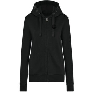 Kapuzenjacke / Zoodie Premium Damen SCHWARZ