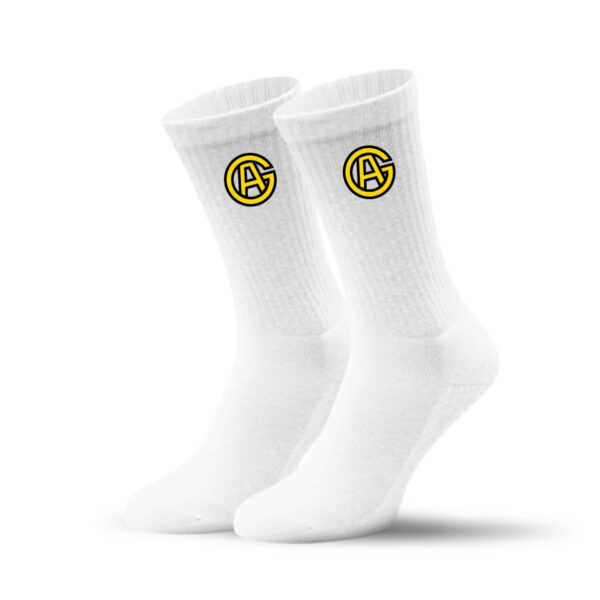 Socken WEISS ohne Kontrast