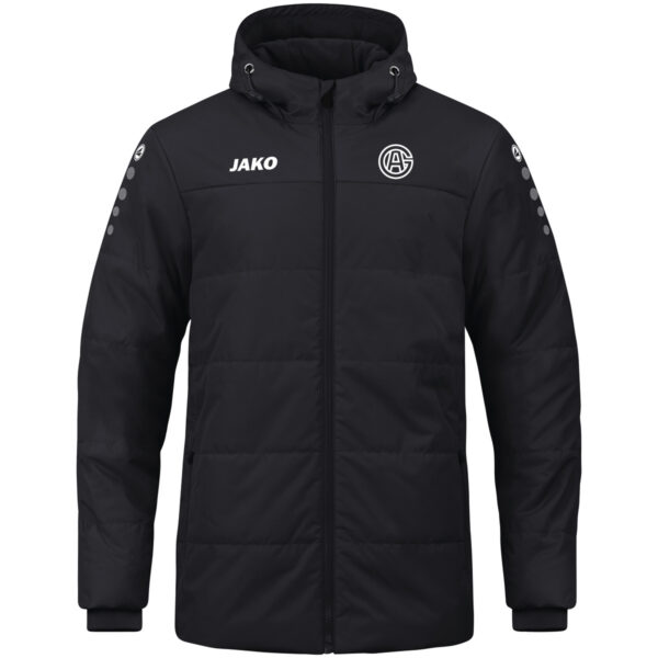 JAKO Coachjacke Team mit Kapuze gefüttert